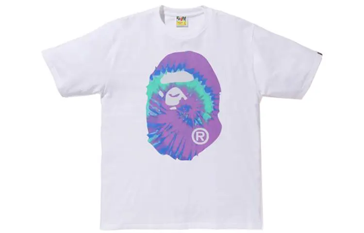 Bape Pigment Tie Dye Big Ape Head Tee