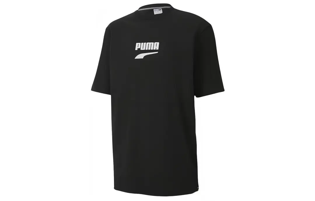 PUMA T Shirts Men's Crew Neck Moderate Straight Fit