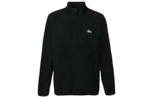 Stussy Sweatshirts Unisex Stand Collar Thickened