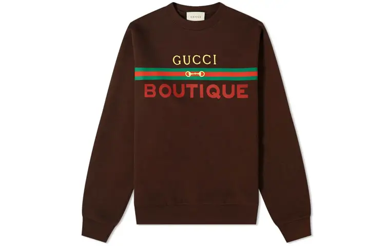 GUCCI SS20 Sweatshirt Men's Brown