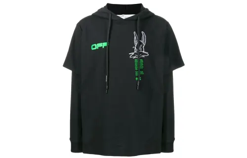 OFF WHITE Harry The Bunny Double Sleeved Hoodie