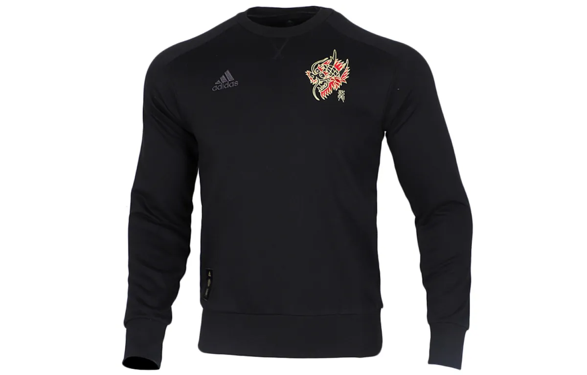 Adidas Manchester United Sweatshirts Men's Crew Neck Moderate Regular