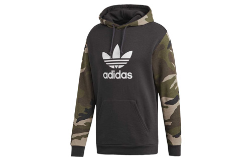 Мужские худи adidas originals Camo (черный) — фото 1