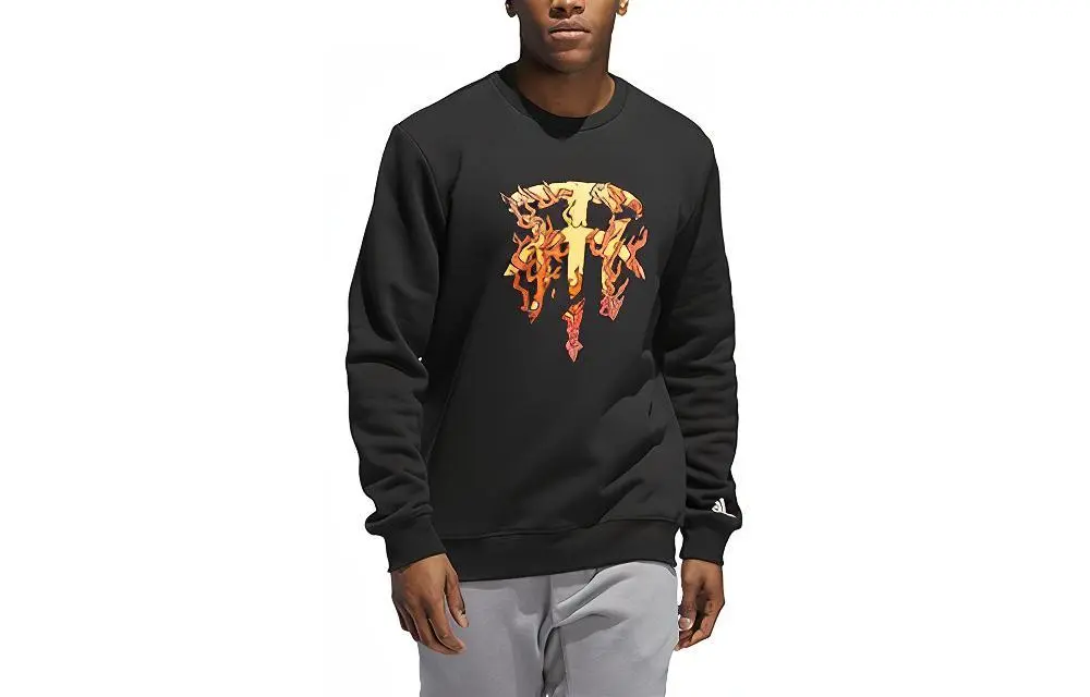 Adidas Sweatshirts Men's Crew Neck Moderate Regular