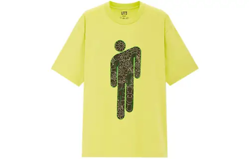 UNIQLO Flower Skulls Logo T-Shirt US Mens Sizing