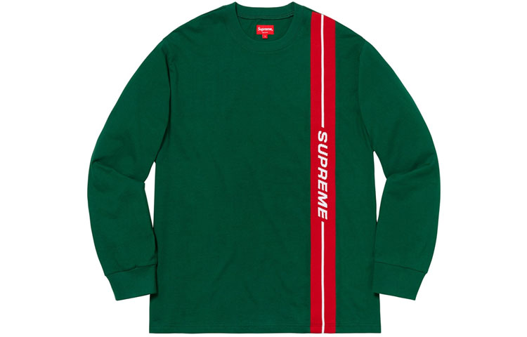Supreme Vertical Logo Stripe L/S Top