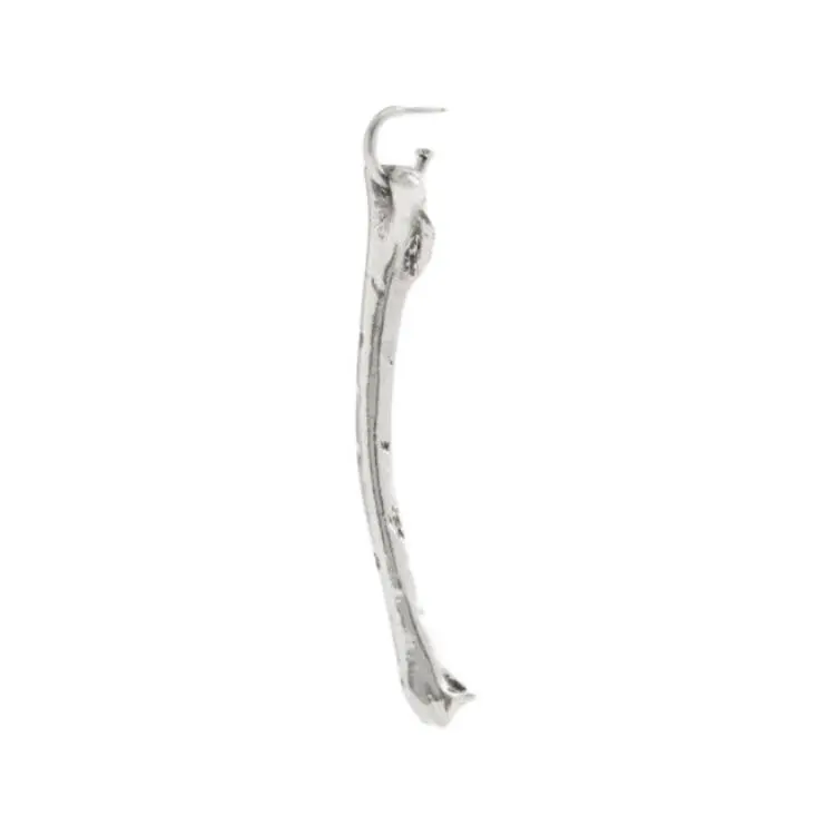 COACH Resin, Brass Plated, Titanium Earrings Women's Silver