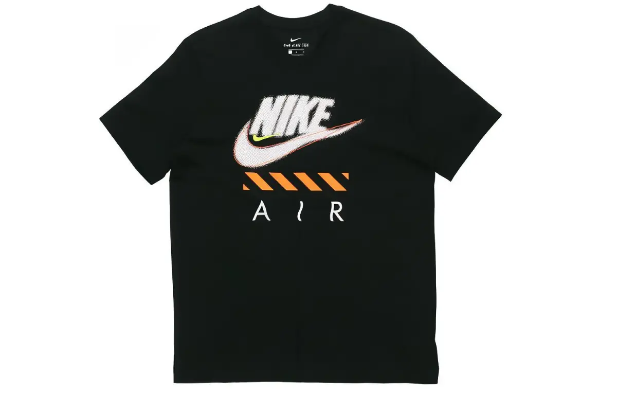 Nike T-Shirts Men's Crew Neck Moderate Straight Fit