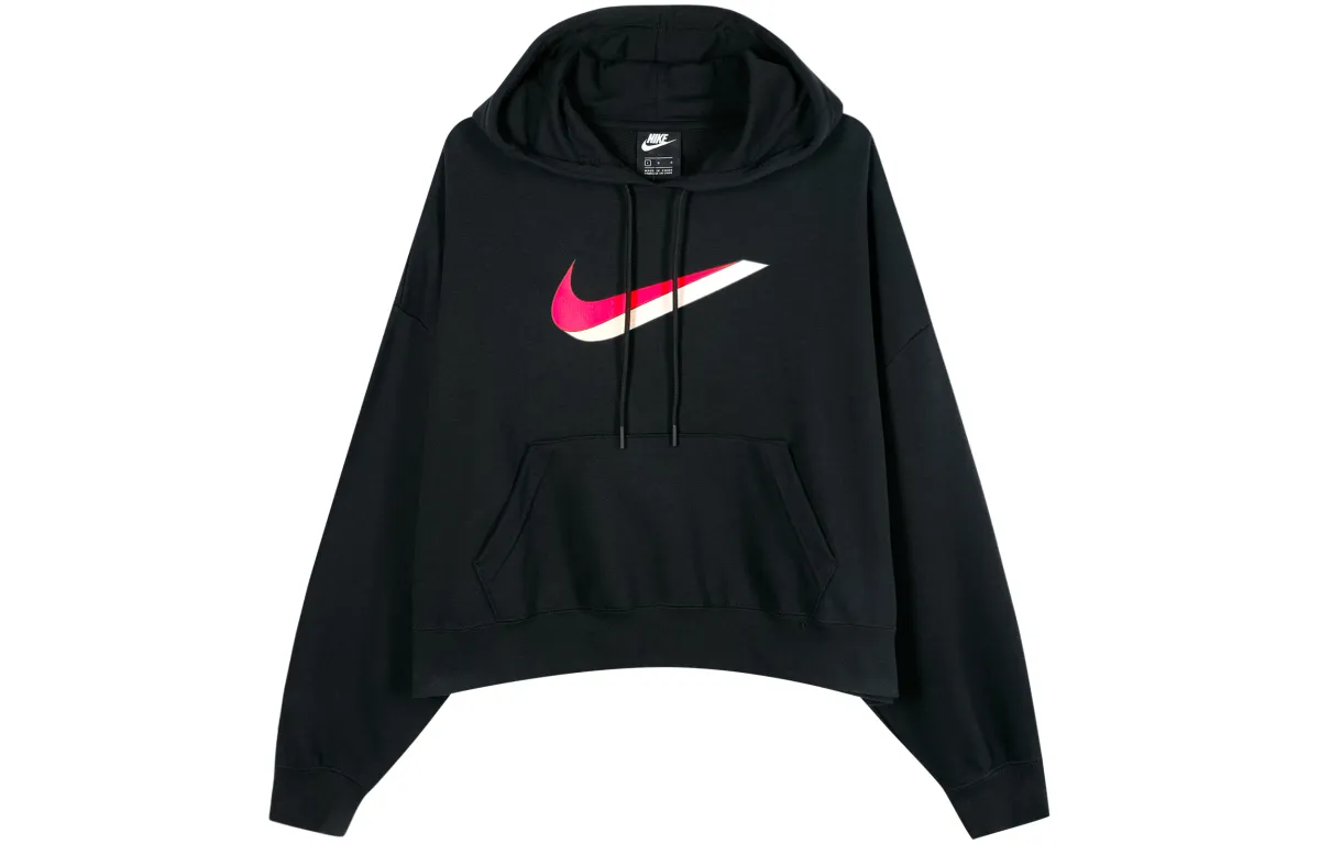 Nike Sweatshirts Men's Black Hooded (Non-detachable) Moderate
