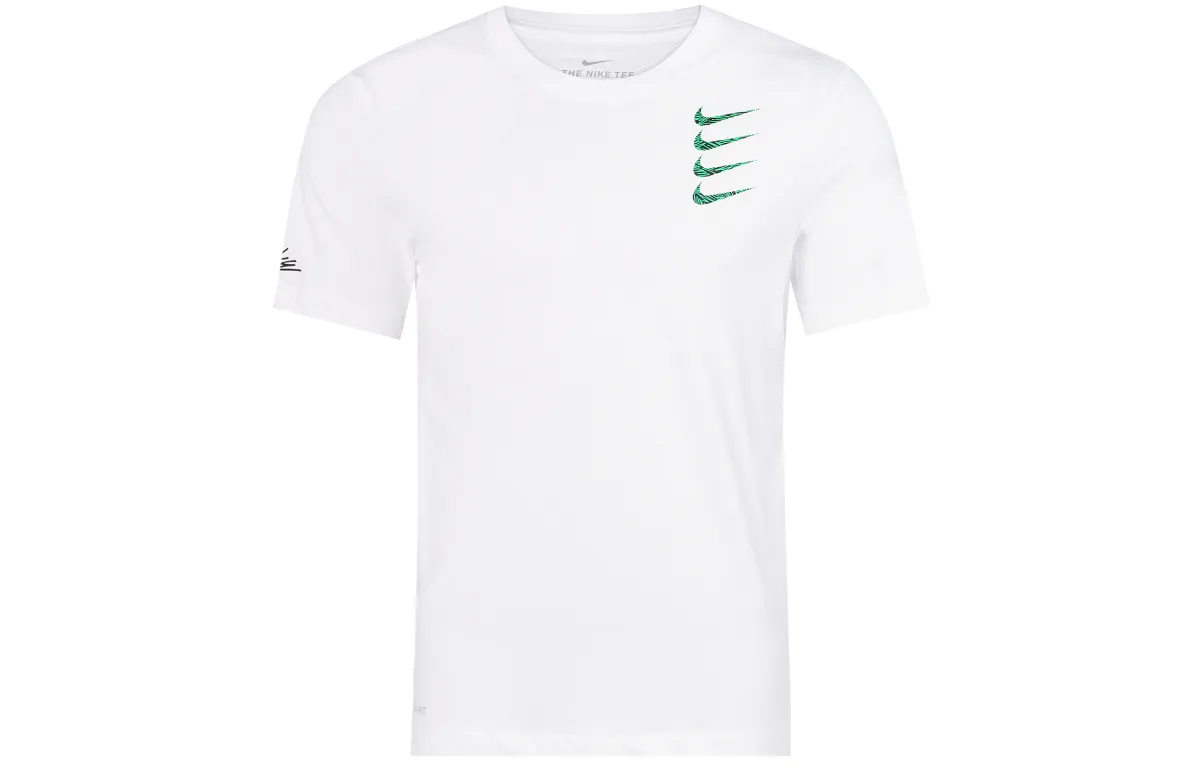 Nike T-Shirts Men's Crew Neck Moderate Straight Fit
