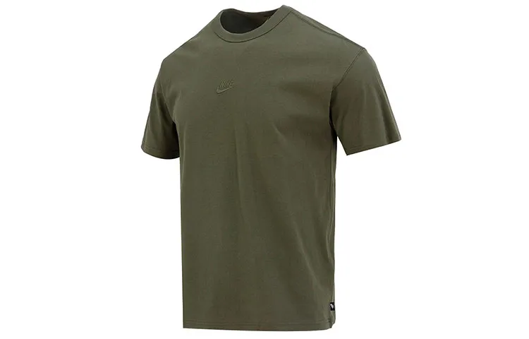 Nike Drop Shoulder Sleeve T-Shirt Men's Army Green