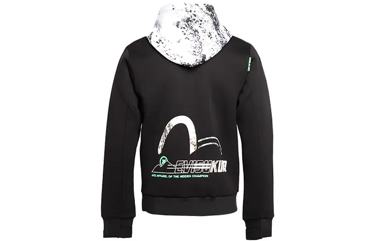 EVISU Hooded Sweatshirt Men's Black