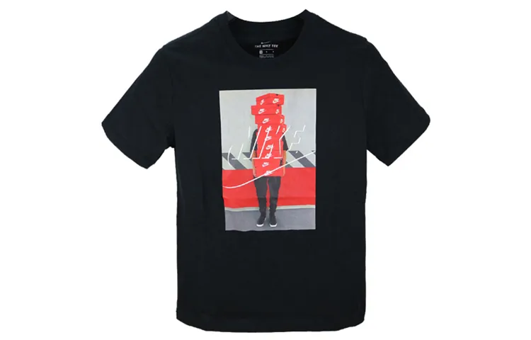 Nike Set-in Sleeve T-Shirt Men's Black