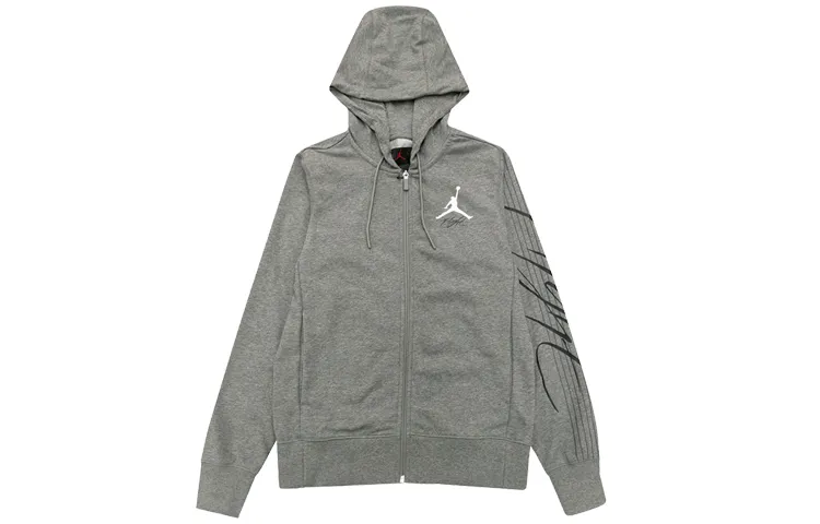 Jordan Air Sweatshirts Men's Hooded Moderate Cardigan