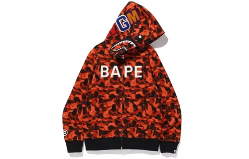 Bape X Xo Camo Shark Full Zip Hoodie