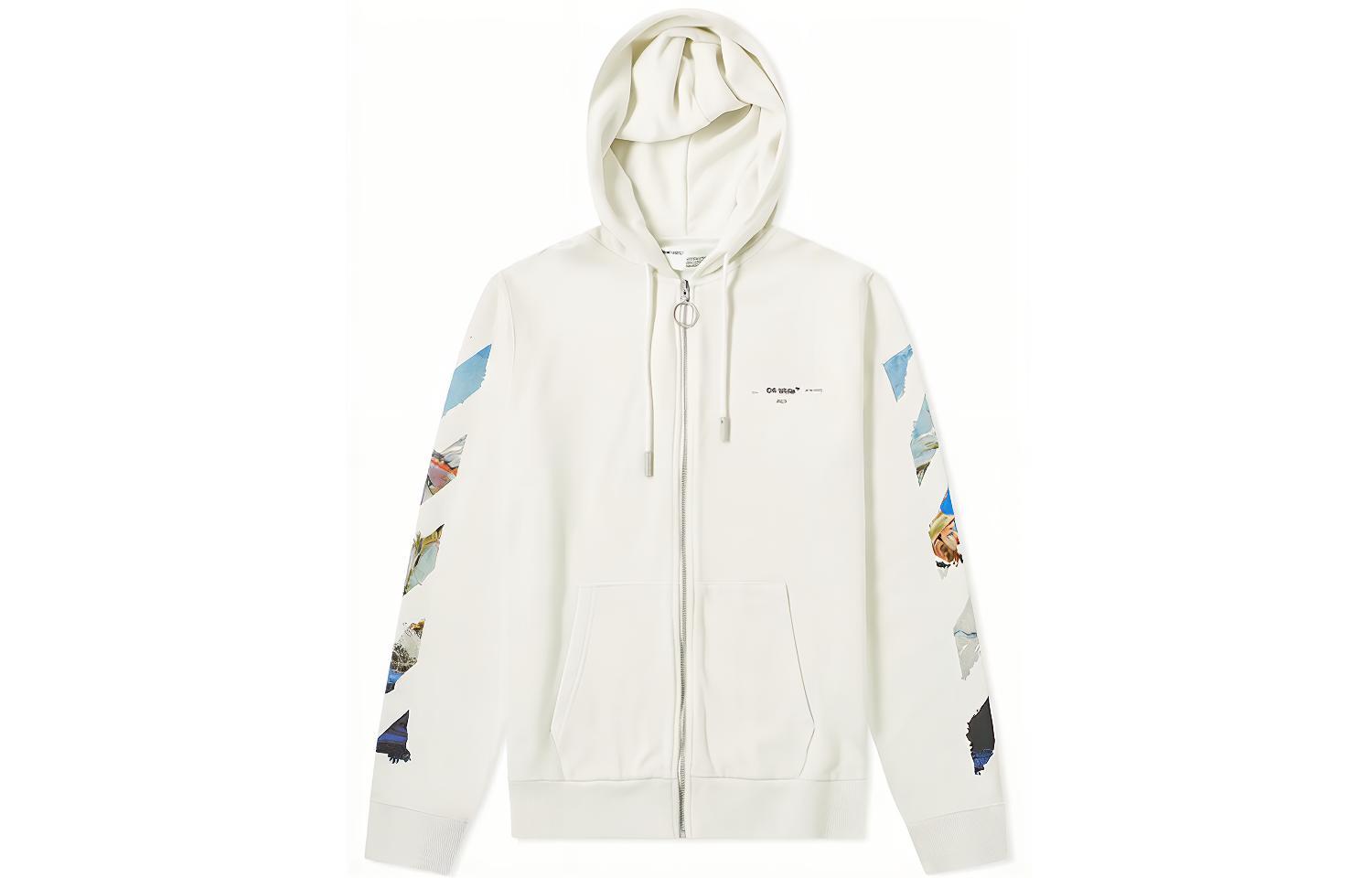 OFF WHITE Diag Colored Arrow Zip Hoodie