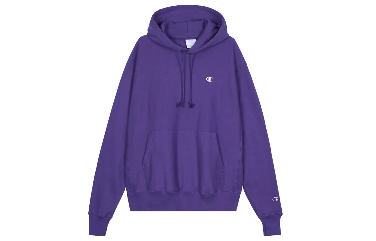 Champion Fleece lined Sweatshirt US Version Unisex Purple