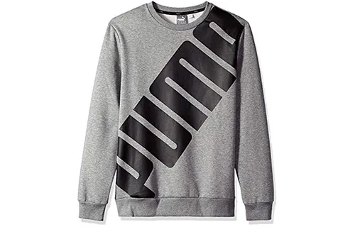 PUMA Sweatshirts Men's Crew Neck Moderate Straight Fit