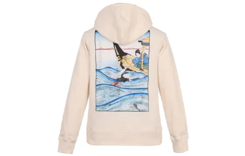 KENZO Sweatshirts Men's Beige Hooded Moderate Regular