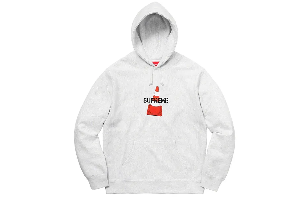 Supreme FW19 Week 1 Cone Hooded Sweatshirt Unisex Gray
