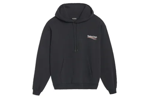 Balenciaga Political Campaign Logo print Hoodie