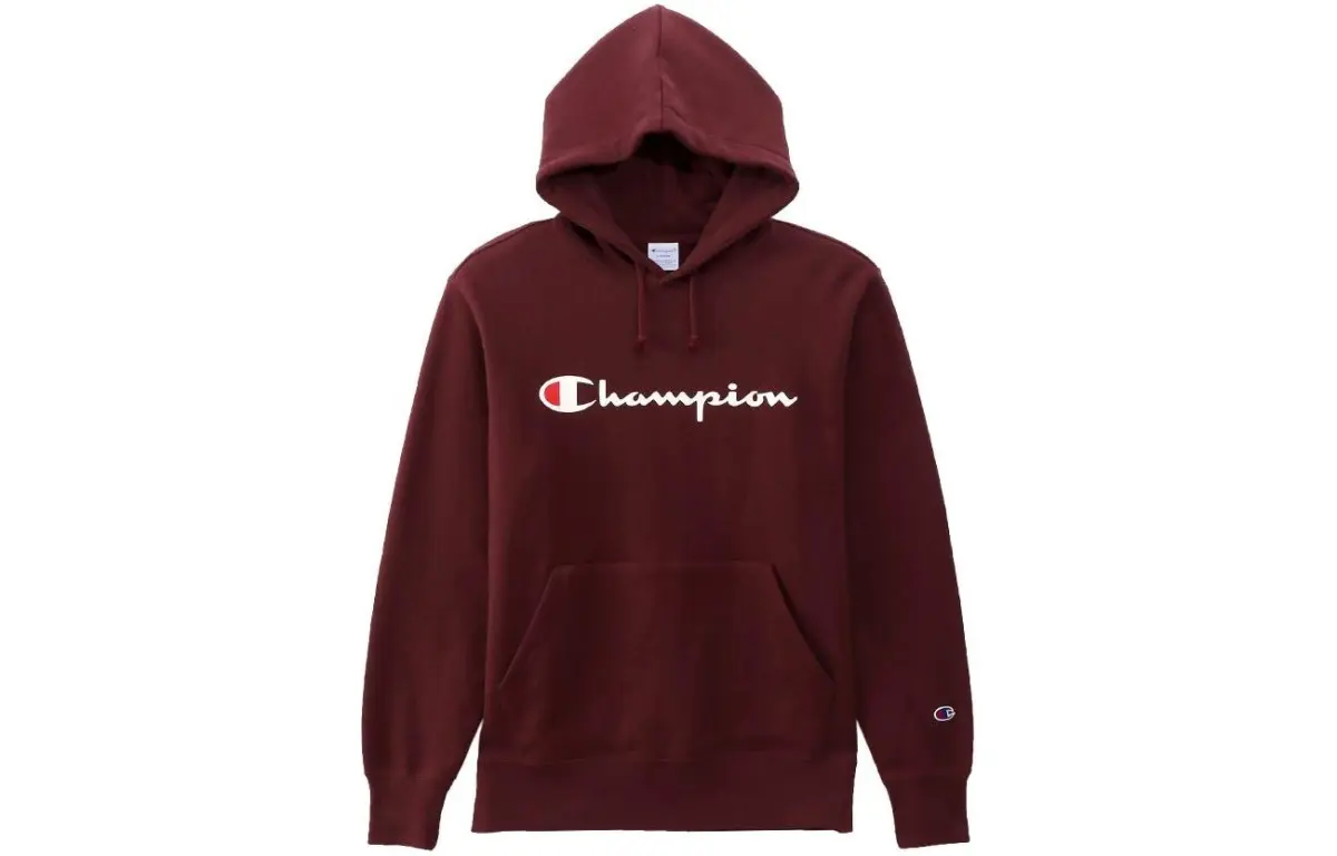 Champion Sweatshirt Japan Version Unisex Burgundy