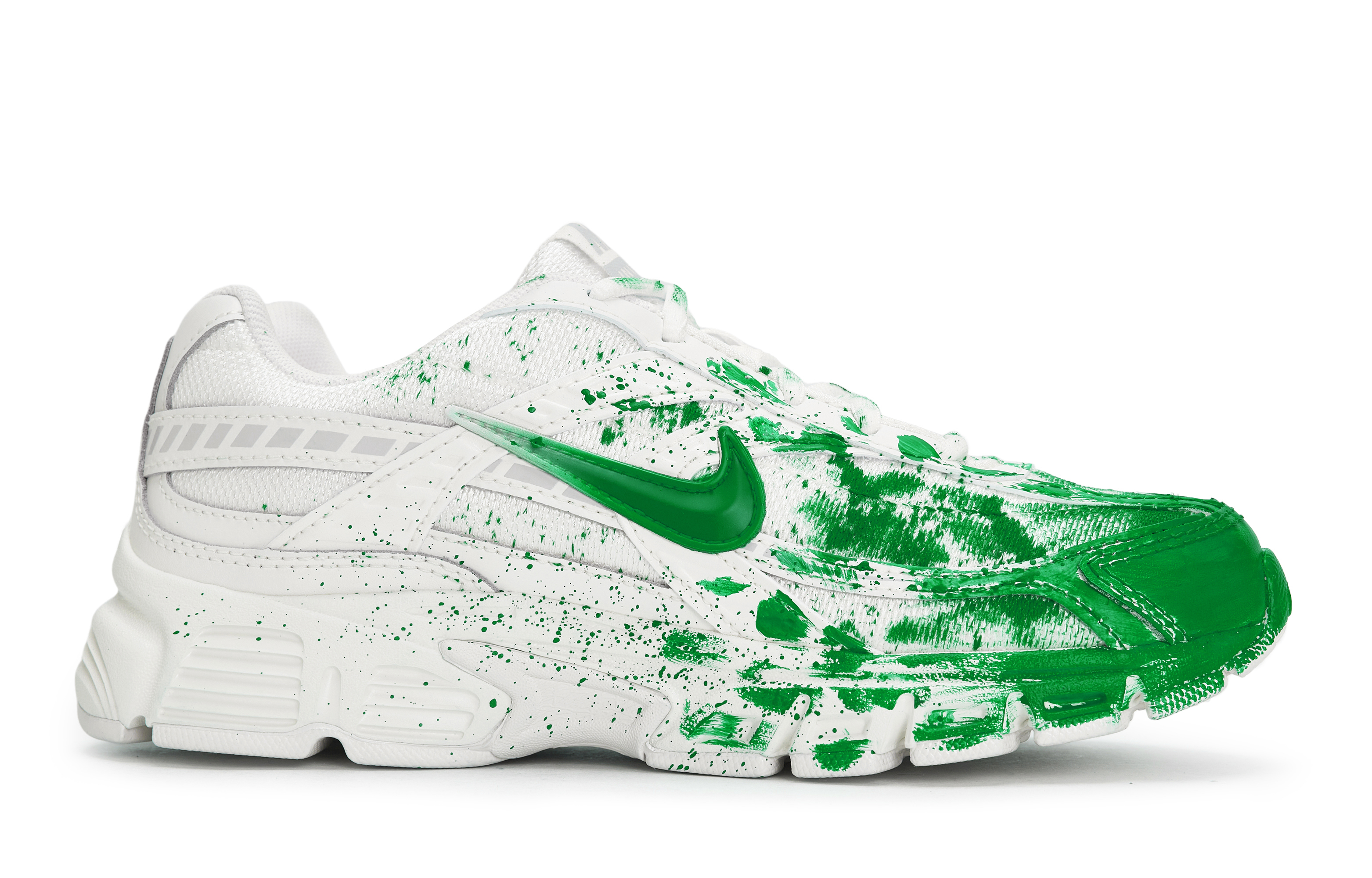 Nike Initiator Slip Resistant Abrasion Resistant Low top Running Shoes Women’s White Green