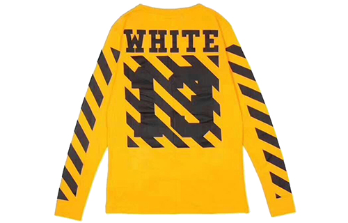 Мужская футболка OFF-WHITE C/O VIRGIL OW (желтая)