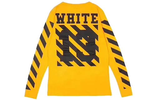 OFF WHITE T Shirt Unisex Yellow