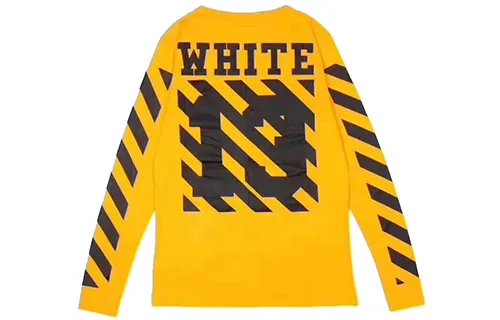 OFF WHITE T Shirt Unisex Yellow