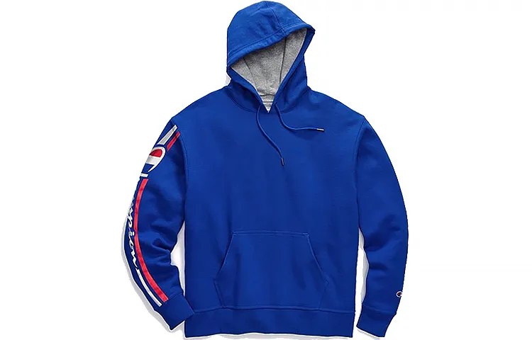 Champion With Hood Sweatshirt US Version Unisex Royal Blue
