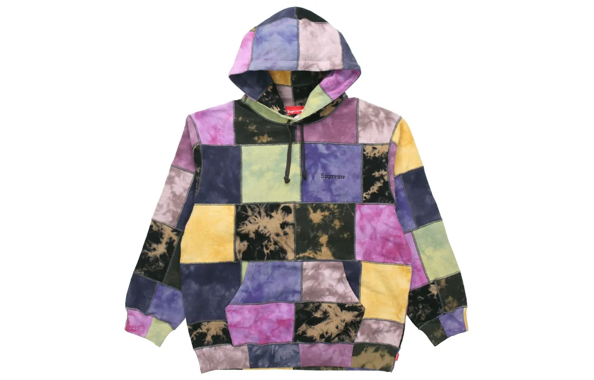 Supreme Patchwork Hooded Sweatshirt
