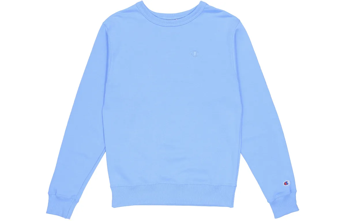 Champion Sweatshirt US Version Unisex Aqua Blue