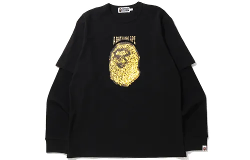 Bape Jewelry Motif Wide Layered L/S Tee