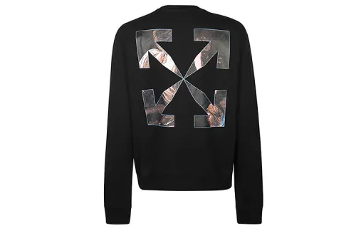 OFF WHITE Caravaggio Angel Sweatshirt Men's Black