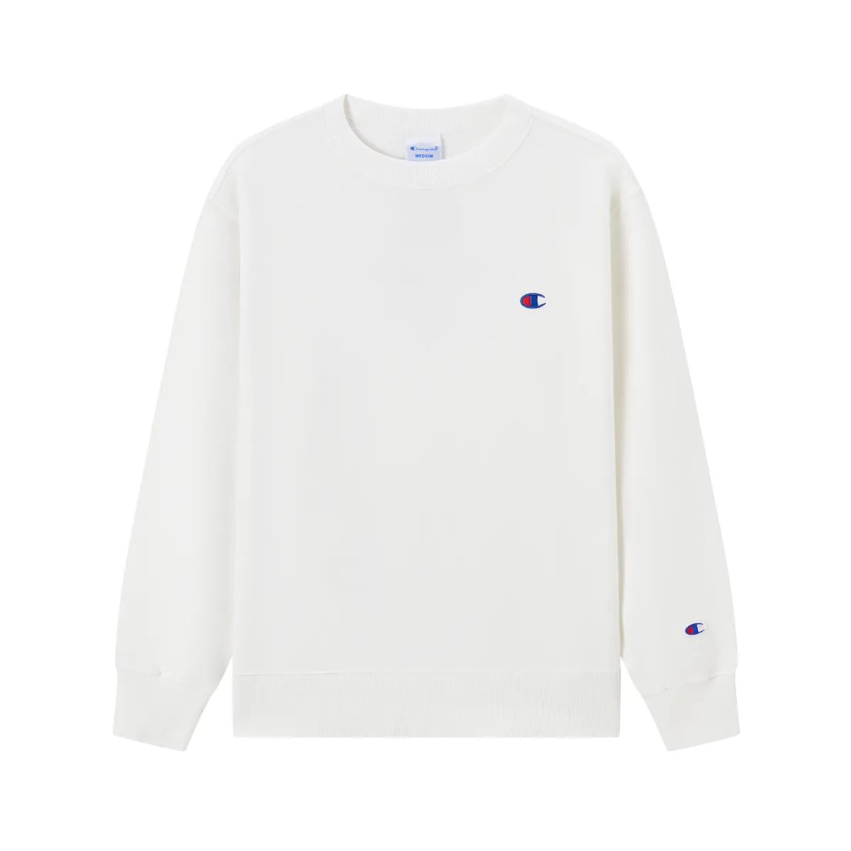 Champion Sweatshirt Japan Version Unisex White