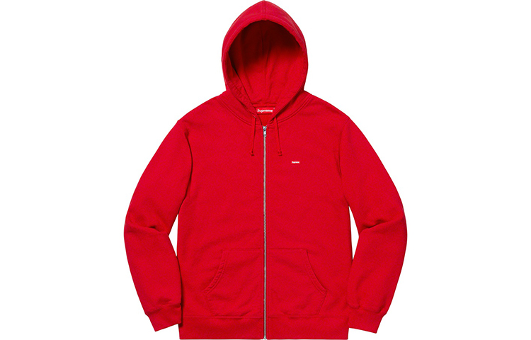 Supreme Small Box Thermal Zip Up Hoodie