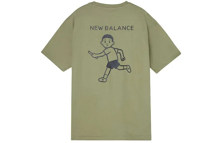 New Balance Noritake Collection T Shirt Unisex Army Green