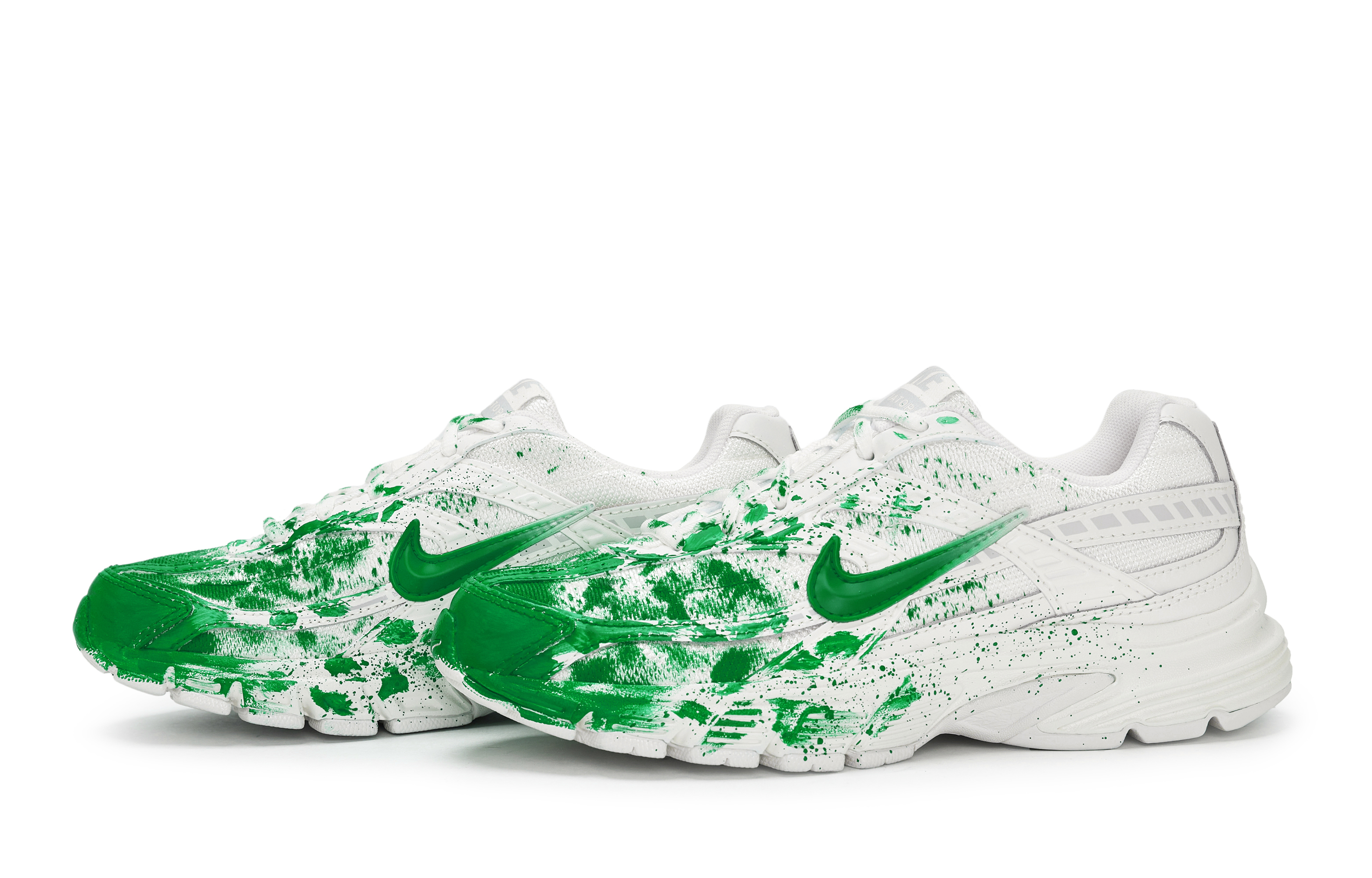 Nike Initiator Slip Resistant Abrasion Resistant Low top Running Shoes Women’s White Green
