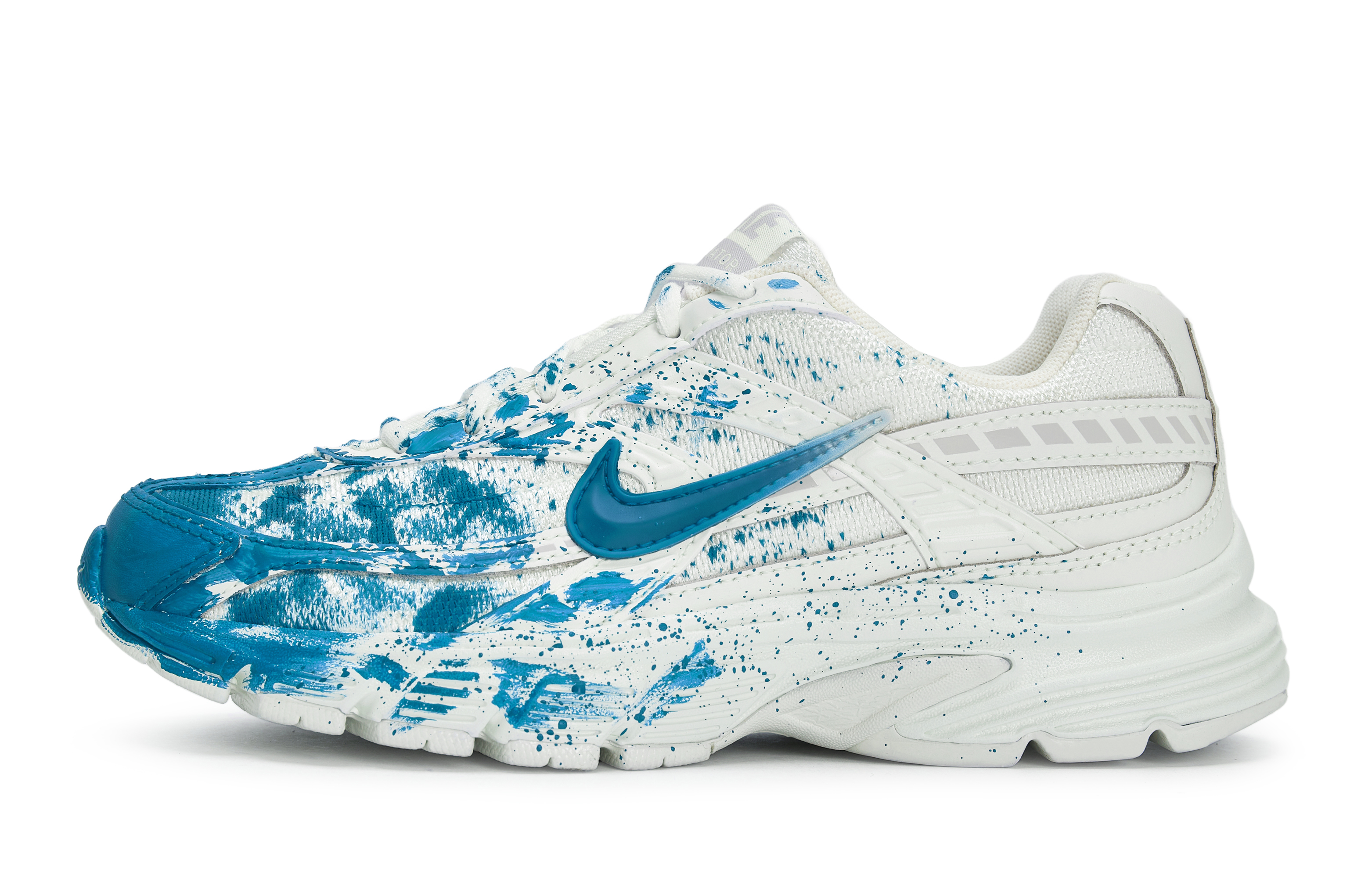 Nike Initiator Slip Resistant Abrasion Resistant Low top Running Shoes Women’s White Lake Blue