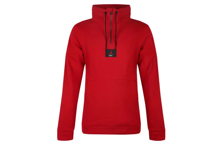 Jordan Sweatshirts Men's Red Turtleneck Moderate Regular