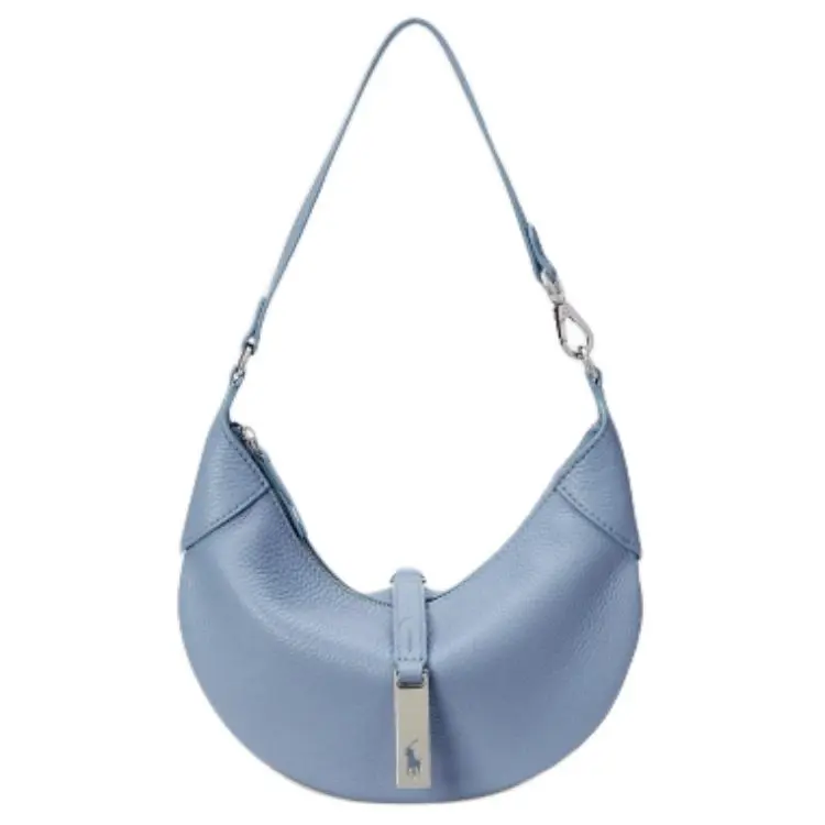 Polo Ralph Lauren Polo ID Leather Shoulder Bag Mini Women's Blue