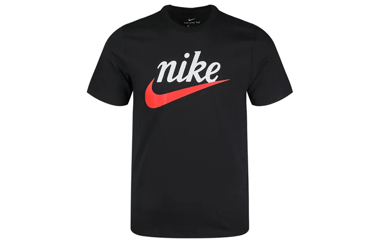 Nike T-Shirts Men's Crew Neck Moderate Straight Fit