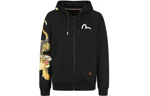EVISU SS20 Hooded Sweatshirt Men's Black