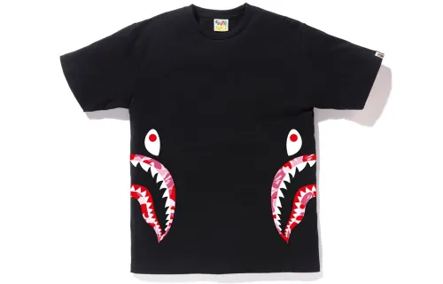 A BATHING APE Bape Shark Collection T Shirt Unisex Black