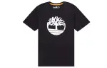 Timberland T Shirts Men's Black Crew Neck Moderate