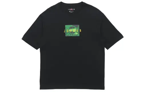 Jordan T Shirts Men's Crew Neck Moderate Straight Fit