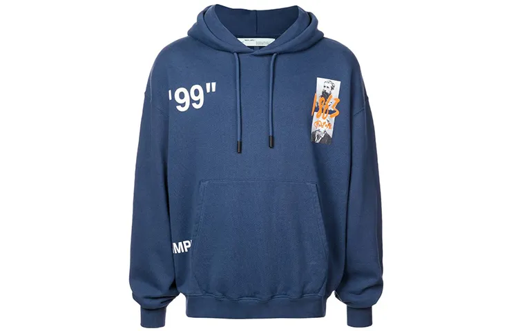 OFF WHITE Summer Graphic Print Hoodie