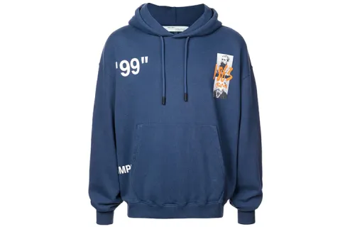 OFF WHITE Summer Graphic Print Hoodie