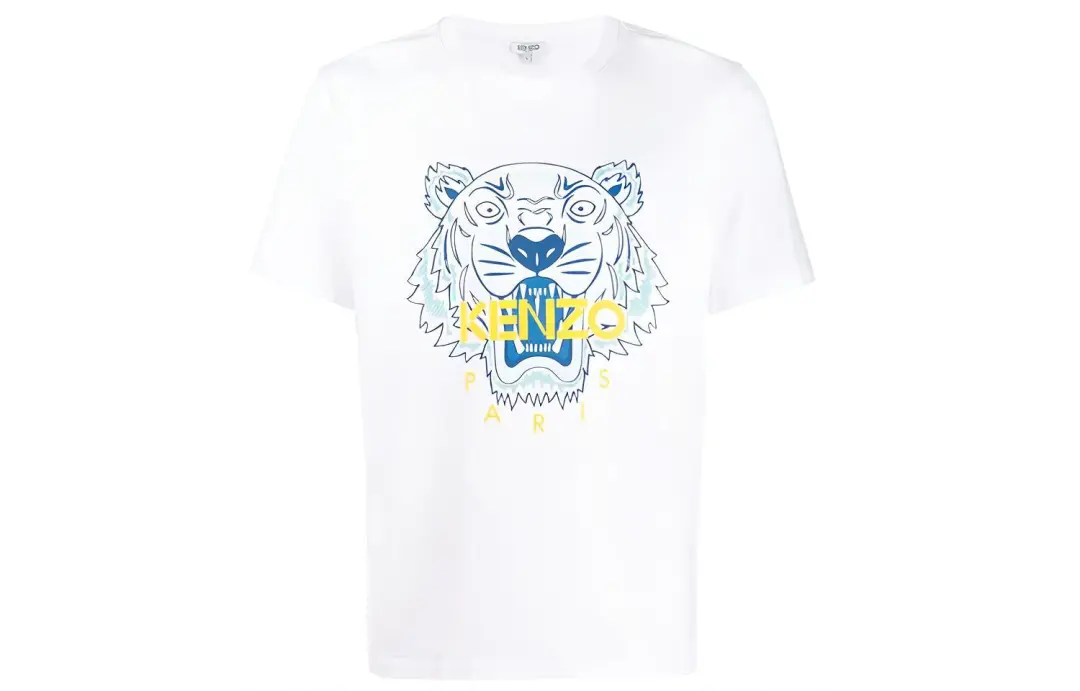 KENZO Classic Tiger Head T Shirt Men's White